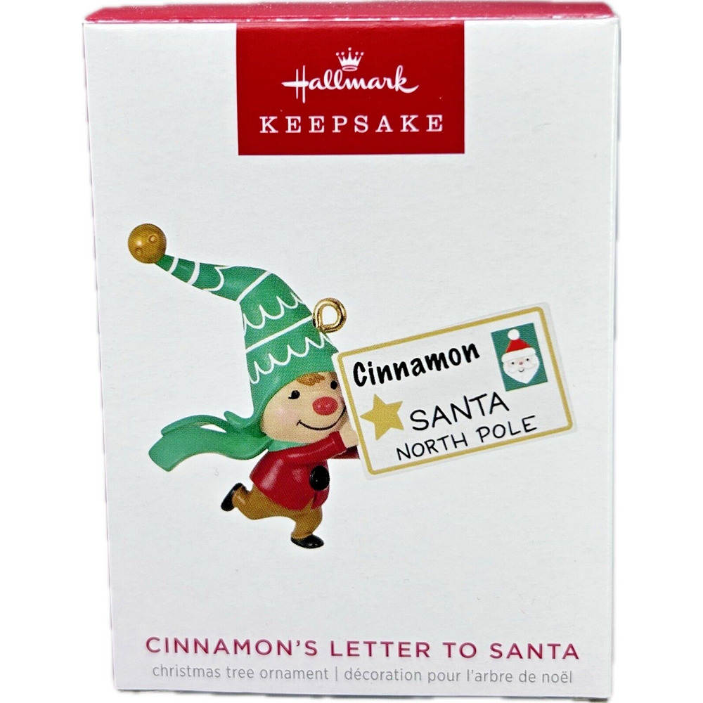 Hallmark‎ CINNAMON'S LETTER TO SANTA 2023 Keepsake Ornament Limited Edition NIB